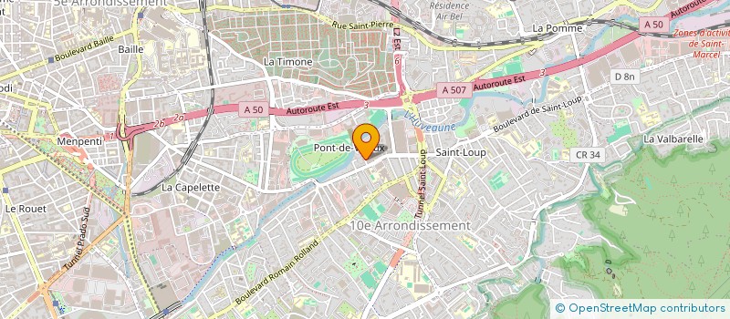 localisation de l'entreprise MADAME FATMA BENMAZA  MARSEILLE