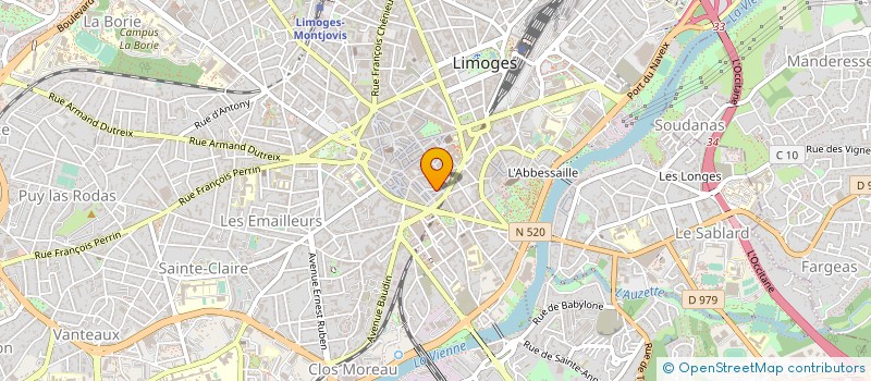 localisation de l'entreprise MADAME FATMA BENT HAMIDA à LIMOGES