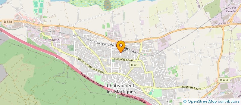 localisation de l'entreprise MADAME FATMA BINBOGA  MARIGNANE