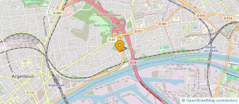 localisation de l'entreprise MADAME FATMA BOUNEDJAR  ARGENTEUIL