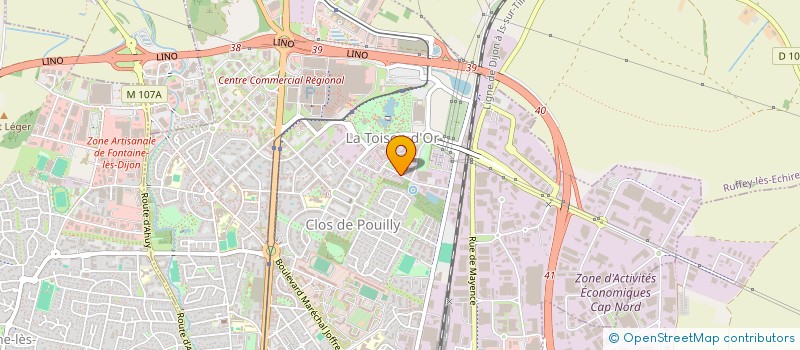 localisation de l'entreprise MADAME FATMA BOUNOUA à DIJON