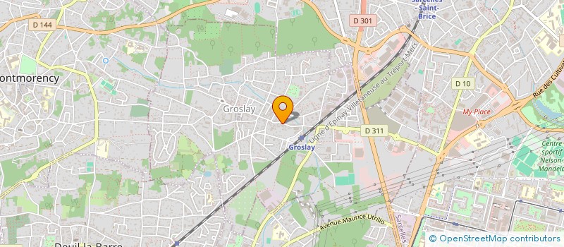 localisation de l'entreprise MADAME FATMA BOUSSOKAYA  GROSLAY