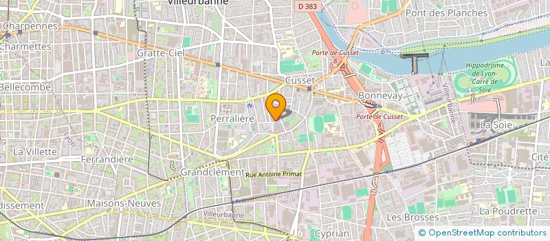 localisation de l'entreprise MADAME FATMA BOUTRIF  VILLEURBANNE