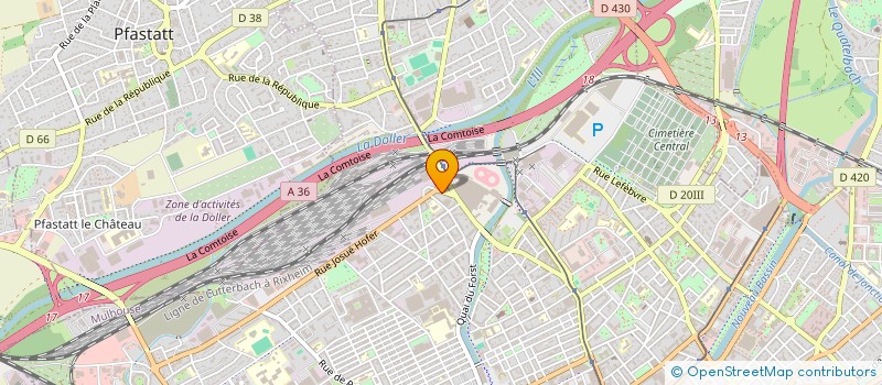 localisation de l'entreprise MADAME FATMA BOZLAK à MULHOUSE