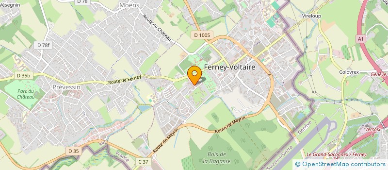 localisation de l'entreprise MADAME FATMA CHAKROUN à FERNEY-VOLTAIRE