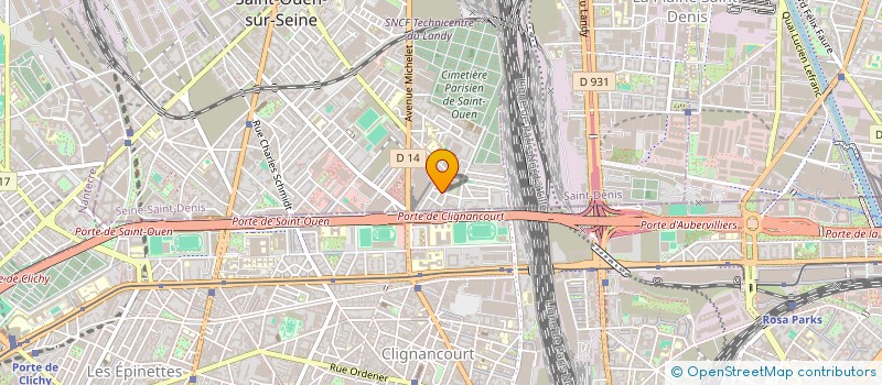 localisation de l'entreprise MADAME FATMA CHIBANE à SAINT-OUEN-SUR-SEINE
