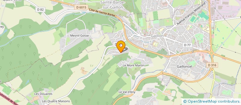 localisation de l'entreprise MADAME FATMA COLAK  GAILLON