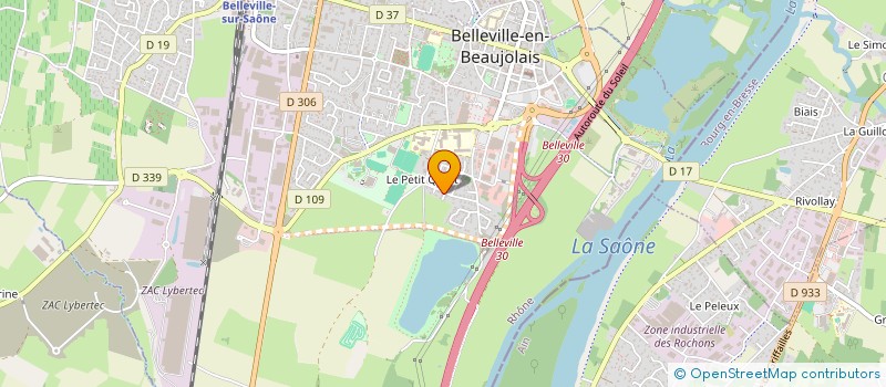 localisation de l'entreprise MADAME FATMA DAHBI  BELLEVILLE-EN-BEAUJOLAIS