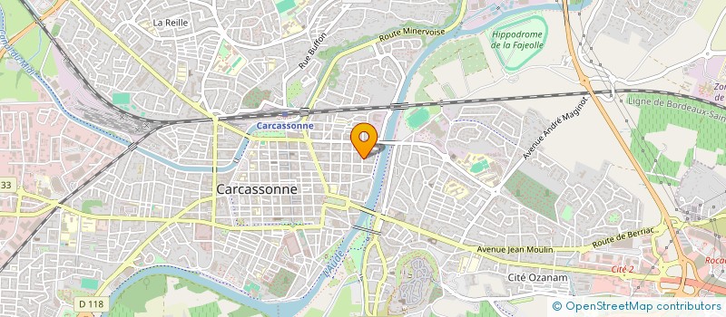 localisation de l'entreprise MADAME FATMA DAHMANE  CARCASSONNE