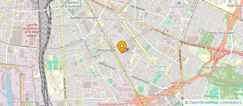 localisation de l'entreprise MADAME FATMA ESSID  LYON