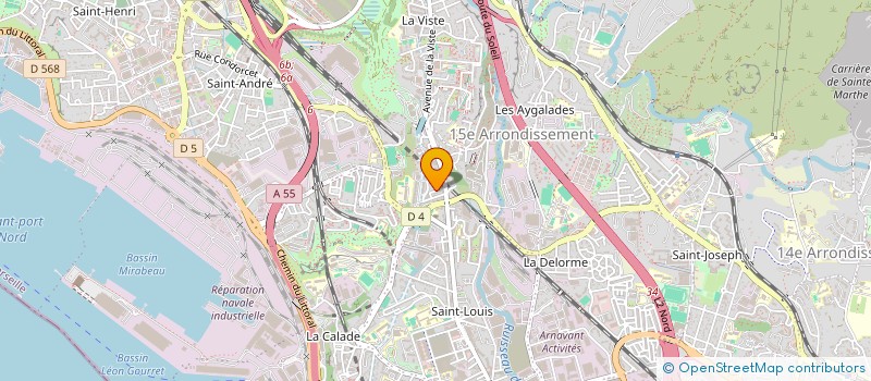localisation de l'entreprise MADAME FATMA FEGHAOUI à MARSEILLE 15EME