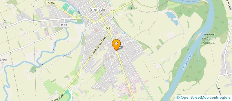 localisation de l'entreprise MADAME FATMA GHALI  GRENADE SUR GARONNE