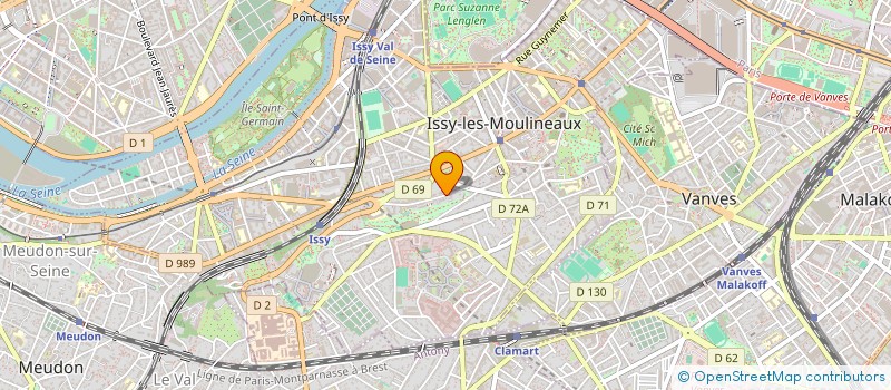 localisation de l'entreprise MADAME FATMA GUELLAOUI à ISSY-LES-MOULINEAUX