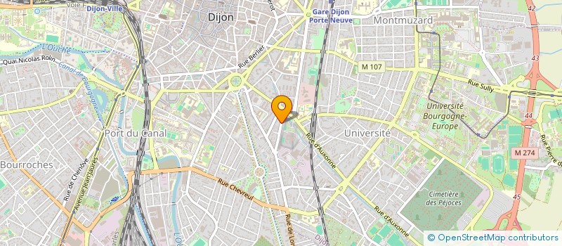 localisation de l'entreprise MADAME FATMA GURER à DIJON