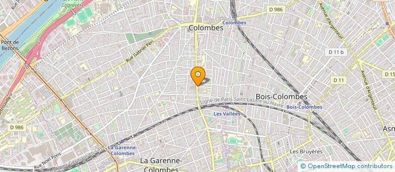 localisation de l'entreprise MADAME FATMA HADJAZ  COLOMBES