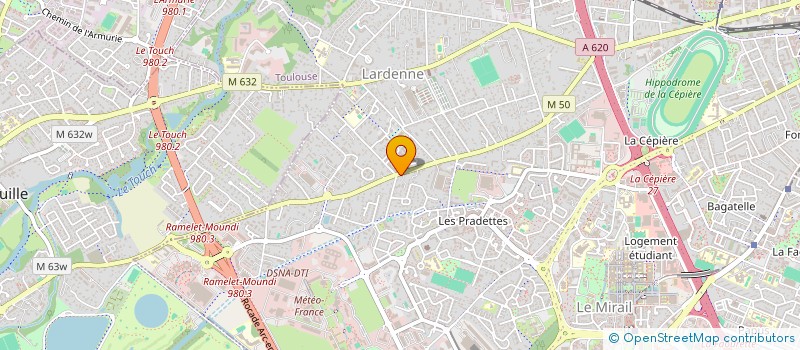 localisation de l'entreprise MADAME FATMA HARRATS  TOULOUSE