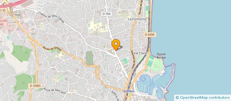 localisation de l'entreprise MADAME FATMA HOSNI à ANTIBES