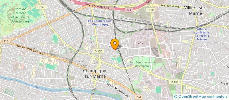 localisation de l'entreprise MADAME FATMA KEDDAD à CHAMPIGNY-SUR-MARNE