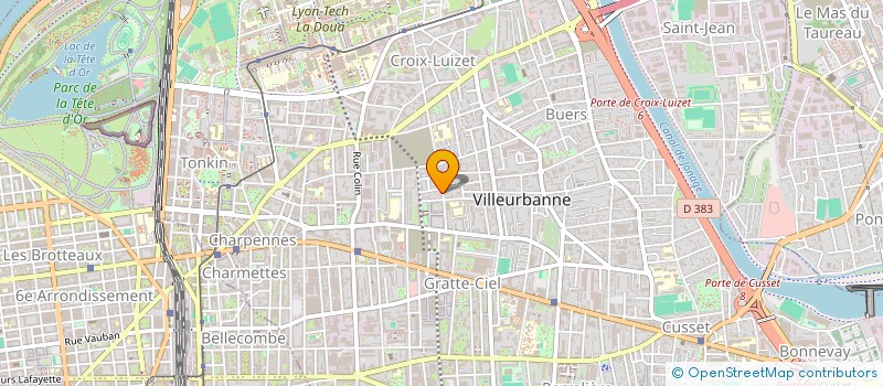 localisation de l'entreprise MADAME FATMA KHABCHOUFI  VILLEURBANNE