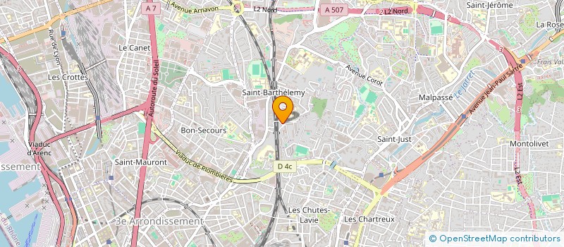 localisation de l'entreprise MADAME FATMA KHALFAOUI  MARSEILLE