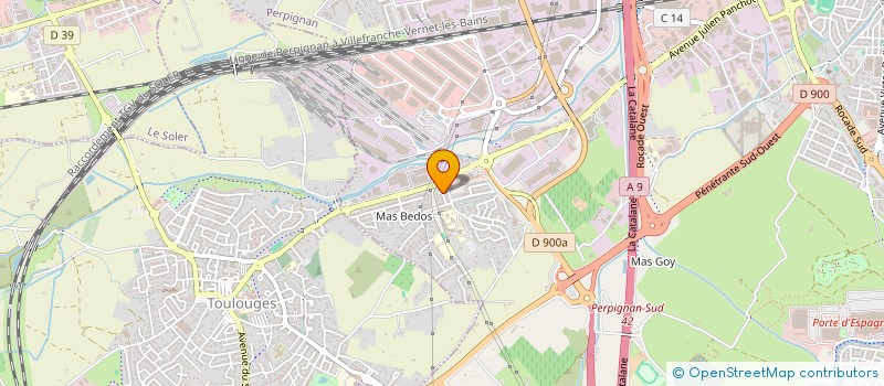 localisation de l'entreprise MADAME FATMA KHEMIRI  PERPIGNAN