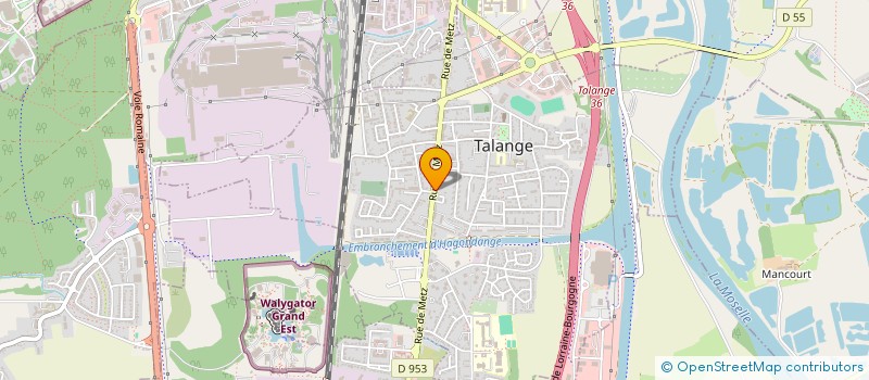 localisation de l'entreprise MADAME FATMA KHERICI  TALANGE