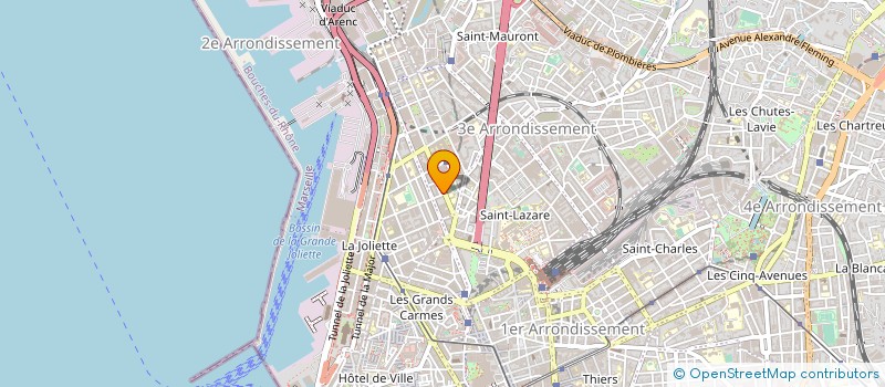 localisation de l'entreprise MADAME FATMA KRIM  MARSEILLE