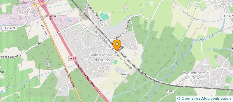 localisation de l'entreprise MADAME FATMA MALKI  SAINT-MEDARD-D'EYRANS