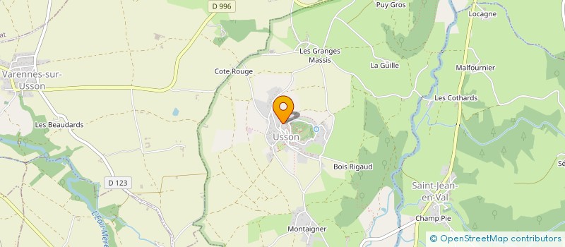 localisation de l'entreprise MADAME FATMA MOKHTARI  USSON