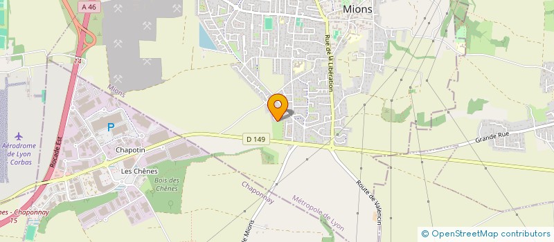 localisation de l'entreprise MADAME FATMA MOUNIB  MIONS