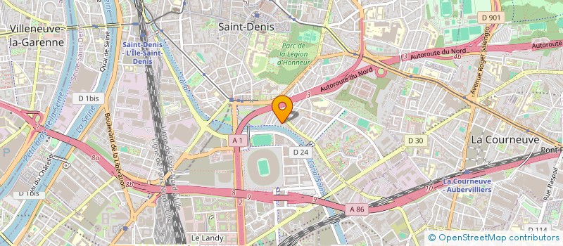 localisation de l'entreprise MADAME FATMA NAJAR à SAINT-DENIS