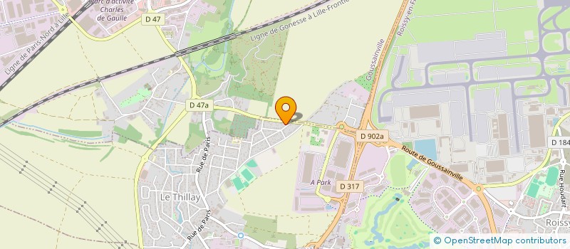 localisation de l'entreprise MADAME FATMA NAJEH  LE THILLAY