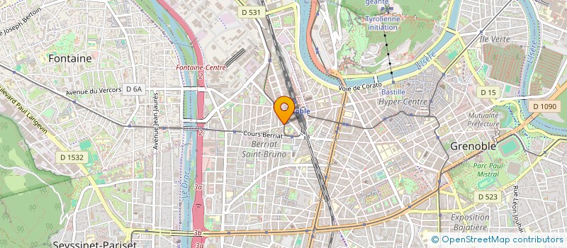 localisation de l'entreprise MADAME FATMA OZBEK à GRENOBLE