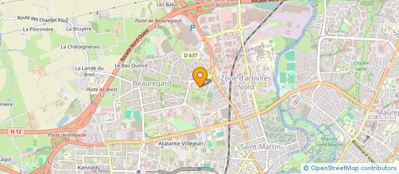 localisation de l'entreprise MADAME FATMA RHIBI  RENNES