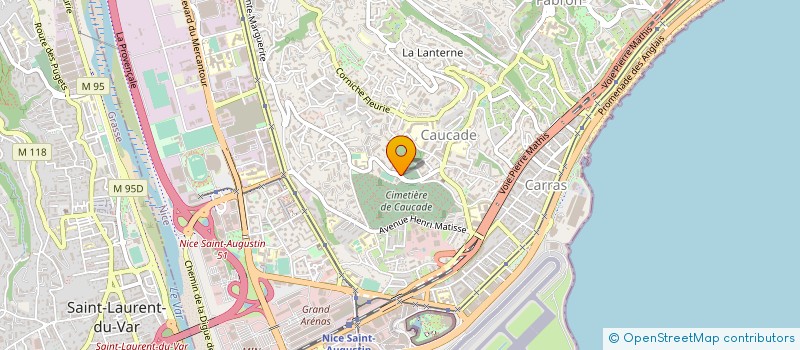 localisation de l'entreprise MADAME FATMA SAHNOUNE à NICE