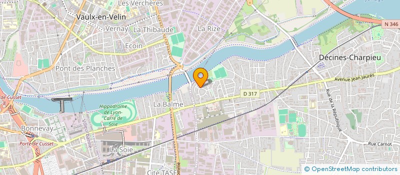 localisation de l'entreprise MADAME FATMA SAMSAR  DECINES-CHARPIEU