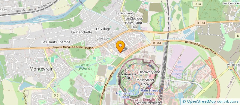localisation de l'entreprise MADAME FATMA TLILI à CHESSY