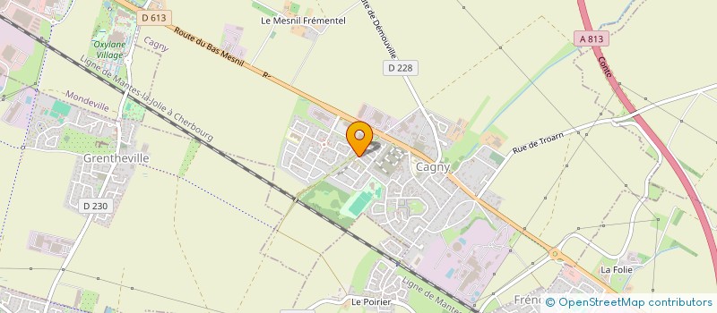 localisation de l'entreprise MADAME FATMA UNGOR  CAGNY