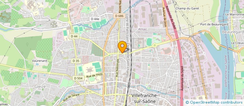localisation de l'entreprise MADAME FATMA ZENATI à VILLEFRANCHE-SUR-SAONE