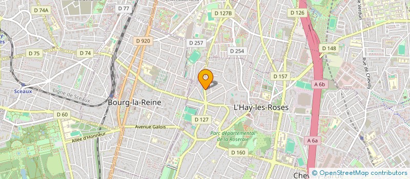 localisation de l'entreprise MADAME FATMA ZOHRA CHEBANE  L'HAY-LES-ROSES