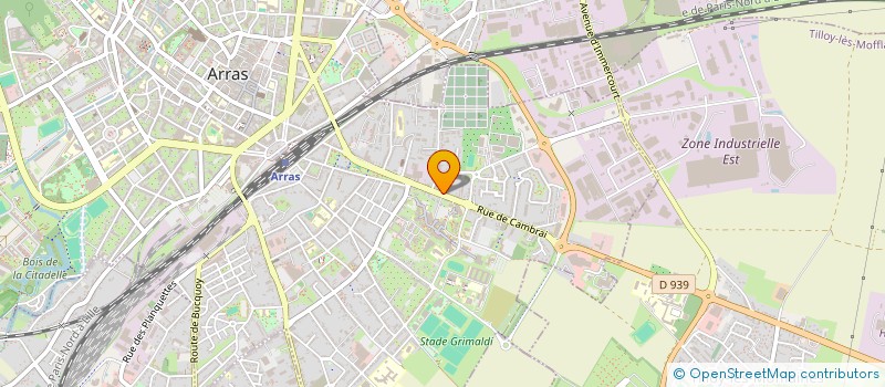localisation de l'entreprise MADAME FATMA ZOHRA HADJ AMAR à ARRAS