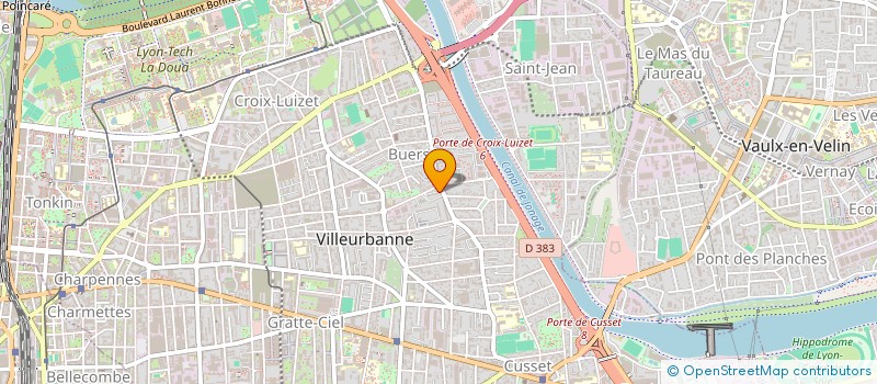 localisation de l'entreprise MADAME FATME MAKSSOUD  VILLEURBANNE