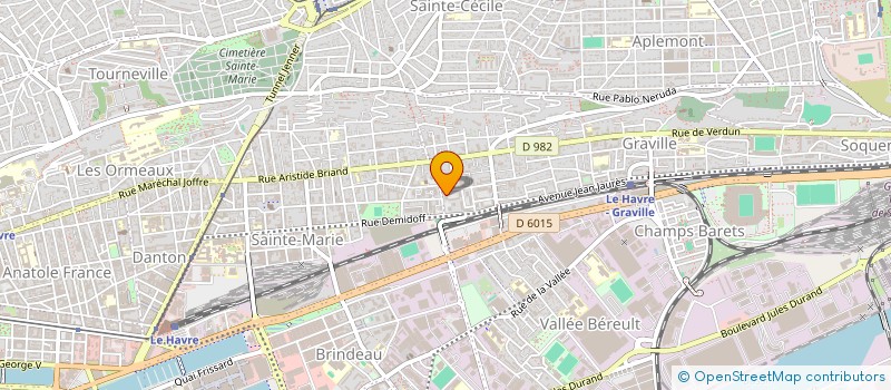 localisation de l'entreprise MADAME FATMI NORHANE  LE HAVRE