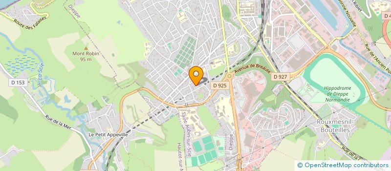 localisation de l'entreprise MADAME FATNA BELLAHMIDIA  DIEPPE