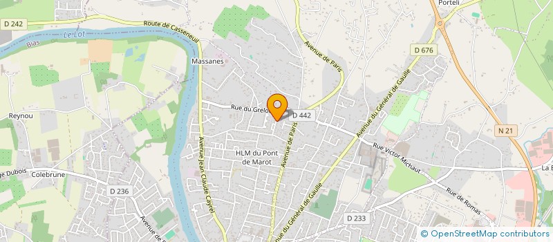 localisation de l'entreprise MADAME FATNA BENAZZI  VILLENEUVE-SUR-LOT