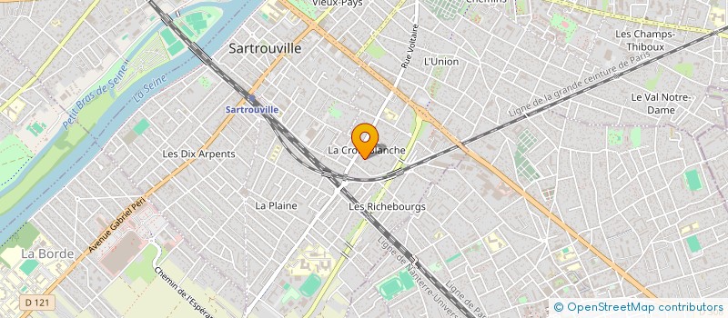 localisation de l'entreprise MADAME FATNA LAKHDAR à SARTROUVILLE