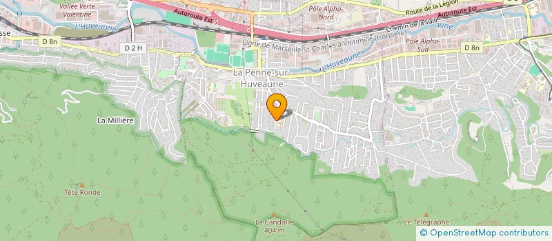 localisation de l'entreprise MADAME FATNA SID-ELHADJ  LA PENNE-SUR-HUVEAUNE