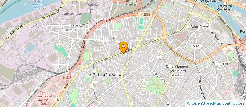 localisation de l'entreprise MADAME FATOMA EL MARZOUKI  LE PETIT-QUEVILLY