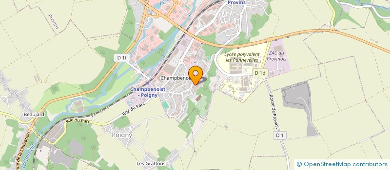 localisation de l'entreprise MADAME FATOU AHIKPA  PROVINS