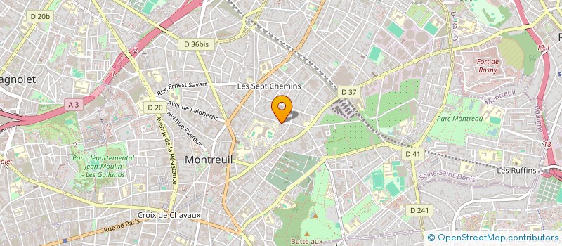 localisation de l'entreprise MADAME FATOU BAKAYOKO à MONTREUIL